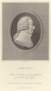 Portrét Adama Smithe od English School