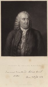 Portrét Alberta de Hallera od English School