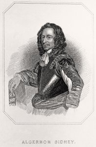 Portrét Algernona Sidneyho, 1835 od English School