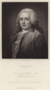 Portrét Anne-Robert-Jacques Turgot od English School