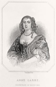 Portrét Anne Carre, hraběnky z Bedfordu, 1835 od English School