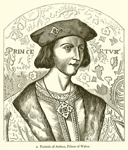 Portrét Artuše, prince z Walesu od English School