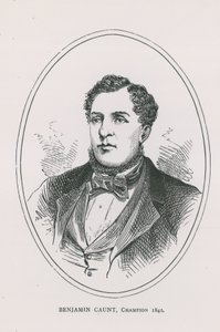 Portrét Benjamina Caunta od English School