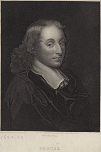 Portrét Blaise Pascala od English School