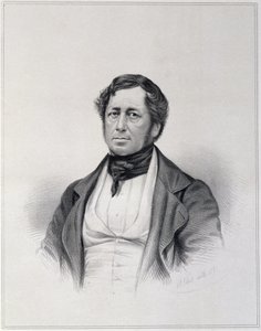 Portrét Charlese Josepha Hullmandela (1789-1850), vyrytý G.B. Bleck, 1851 od English School