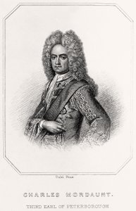 Portrét Charlese Mordaunta, 3. hraběte z Peterborough, 1835 od English School