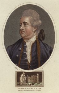 Portrét Edwarda Gibbona od English School