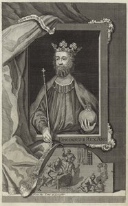 Portrét anglického Edwarda II od English School