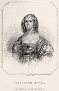 Portrét Elizabeth Cecil, hraběnka z Devonshire, 1835 od English School