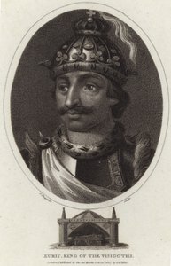 Portrét Eurica, krále Vizigótů od English School