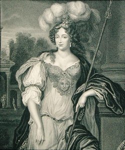 Portrét Frances Teresy Stuartové (1647-1702), vévodkyně z Richmondu a Lennoxu, z knihy "Lodge