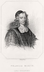 Portrét Francise Northa, Lord Guildford, 1835 od English School