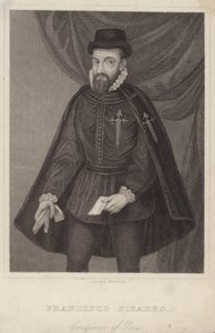 Portrét Francisca Pizarra od English School