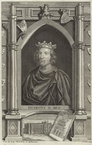 Portrét anglického Jindřicha III od English School