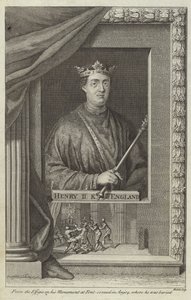 Portrét anglického Jindřicha II od English School