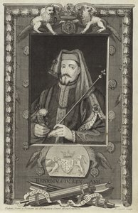 Portrét anglického Jindřicha IV od English School