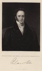 Portrét Henry John Temple od English School