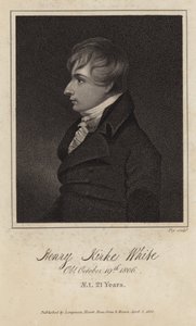 Portrét Henry Kirke White od English School