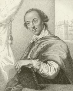 Portrét Horace Walpolea od English School