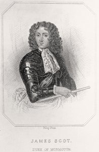 Portrét Jamese Scota, vévody z Monmouthu, 1835 od English School