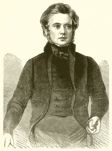 Portrét Johna Brighta v roce 1843 od English School