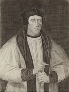 Portrét Johna Foxe od English School