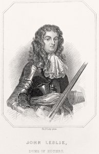Portrét Johna Leslieho, vévody z Rothes, 1835 od English School