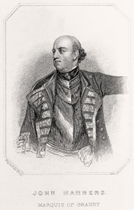 Portrét Johna Mannerse, markýze z Granby, 1835 od English School