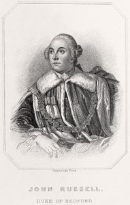 Portrét Johna Russella, vévody z Bedfordu, 1835 od English School