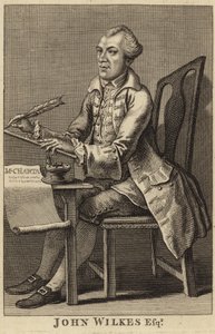 Portrét Johna Wilkese od English School