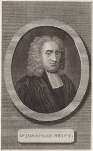 Portrét Jonathana Swifta od English School