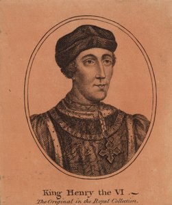 Portrét anglického krále Jindřicha VI od English School