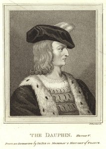 Portrét francouzského krále Jindřicha V od English School