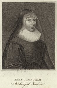 Portrét lady Ann Cunningham, markýza z Hamiltonu od English School