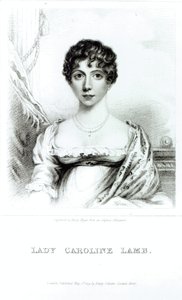 Portrét Lady Caroline Lamb (1785-1828) vyrytý Henry Meyerem od English School