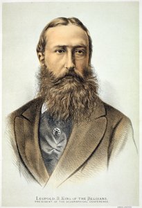 Portrét Leopolda II (1835-1909), belgického krále (1865-1909)
