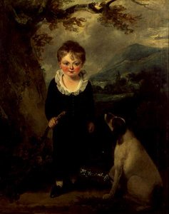Portrét lorda Godolphina jako dítěte, kolem roku 1810 (olej na plátně) od English School