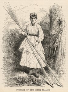 Portrét slečny Lottie McAlice od English School