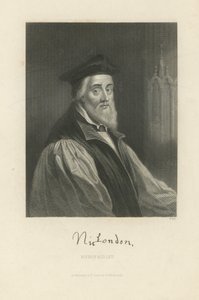 Portrét Nicholase Ridleyho od English School