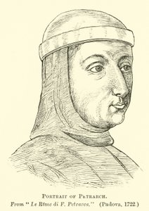 Portrét Petrarca od English School