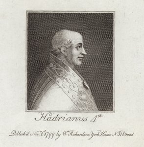 Portrét papeže Adriana IV od English School