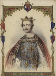 Portrét prince Alberta jako krále Edwarda III