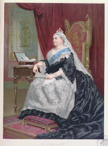 Portrét královny Viktorie (1819-1901) v době jejího zlatého jubilea v roce 1887, 1887