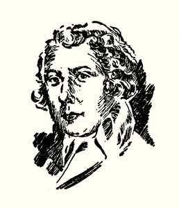 Portrét Richarda Brinsleyho Sheridana (litografie) od English School