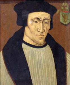 Portrét Richarda Foxe nebo Foxe (asi 1448-1528) biskup z Winchesteru, lord tajná pečeť Jindřicha VII. a Jindřicha VIII. a zakladatel Corpus Christi College v Oxfordu