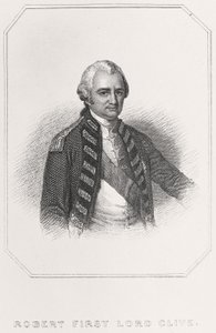 Portrét Roberta 1. Lorda Clive, 1835 od English School