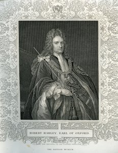 Portrét Roberta Harleyho, prvního hraběte z Oxfordu (1671-1724) od English School