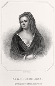 Portrét Sarah Jennings, vévodkyně z Marlborough, 1835 od English School