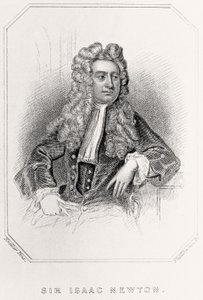 Portrét sira Isaaca Newtona, 1835 od English School