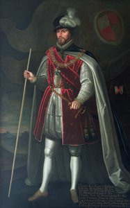 Portrét sira Johna Gage, K.G., počátek 17. století od English School